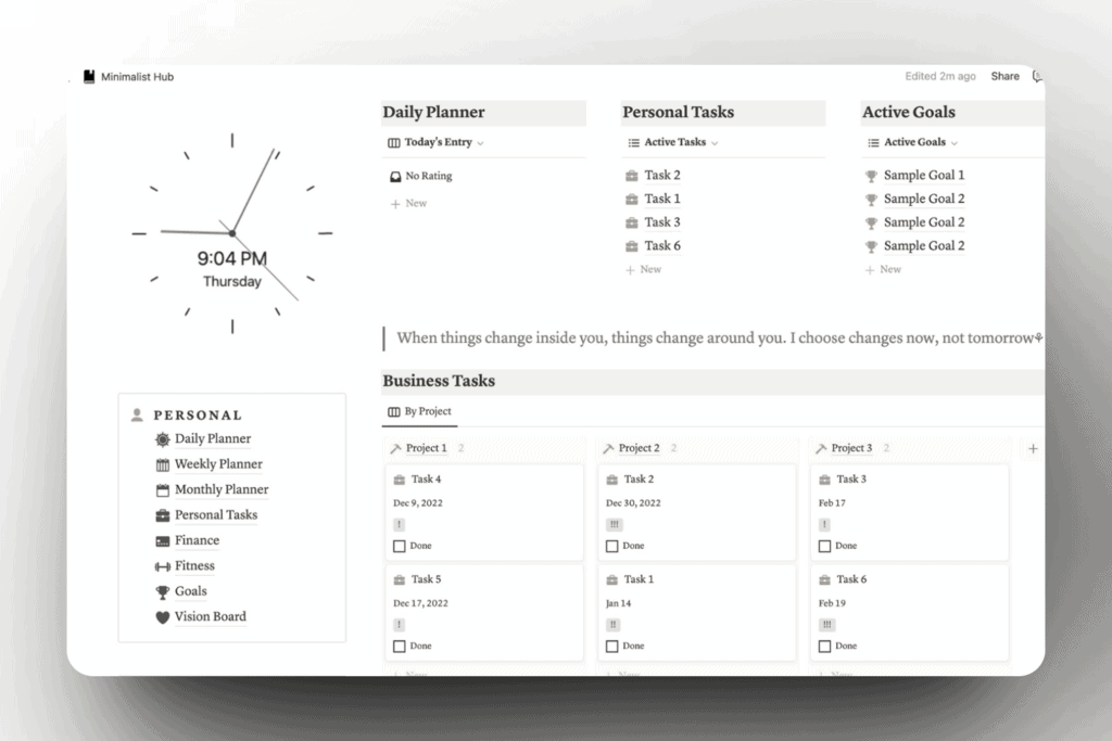 10 best notion adhd planner templates for better focus